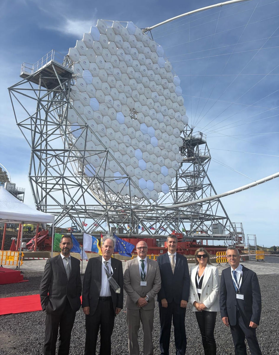  La UJA asiste a la puesta en marcha de los grandes telescopios en La Palma 