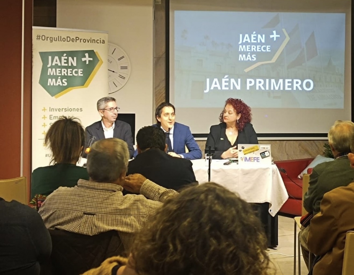  JM+: "El cambio para Jaén empieza en el Parlamento andaluz" 