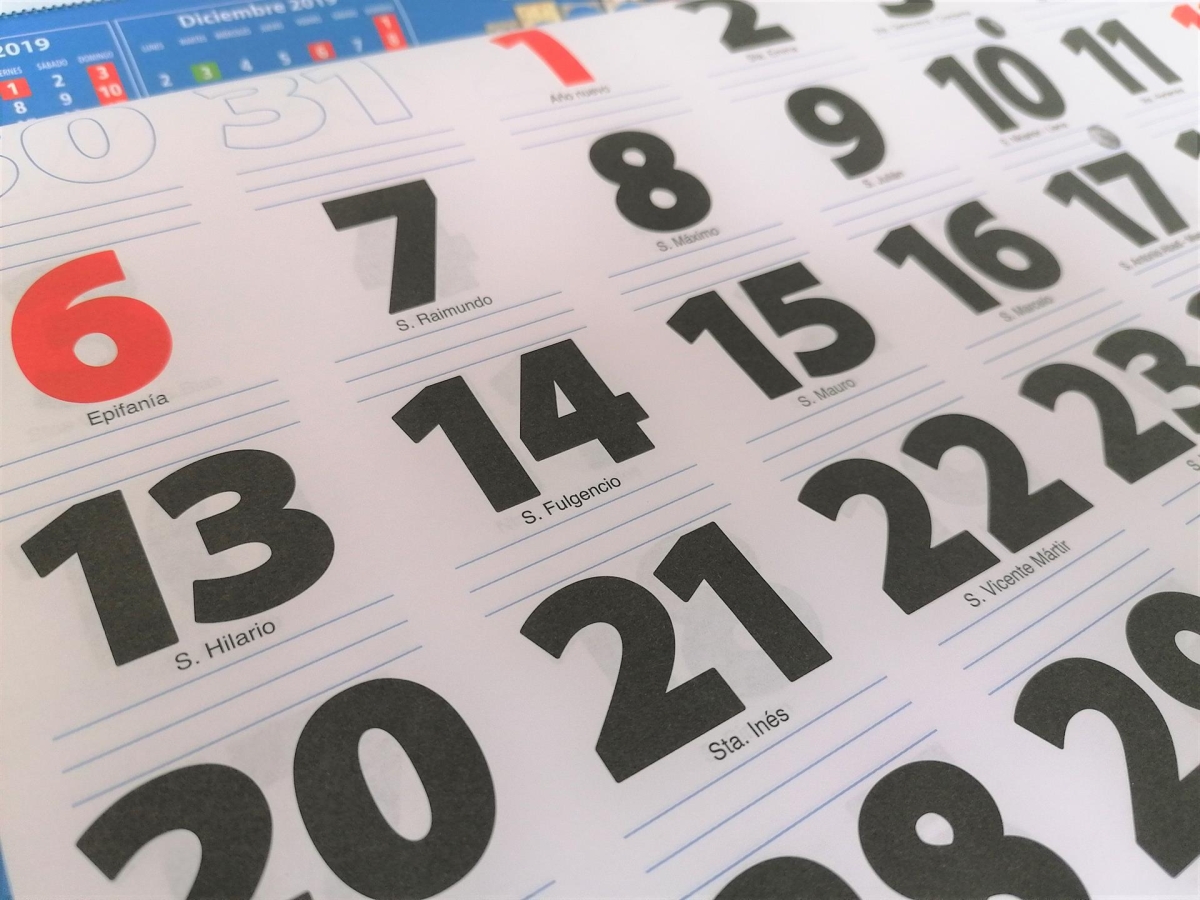  Así será el calendario laboral de 2027 para toda España 