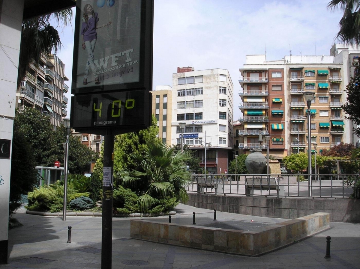  Aviso naranja este miércoles en Jaén con máximas de 40º 