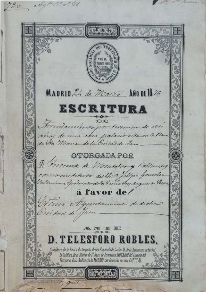  El Archivo Municipal rescata la historia del Palacio de Montemar 
