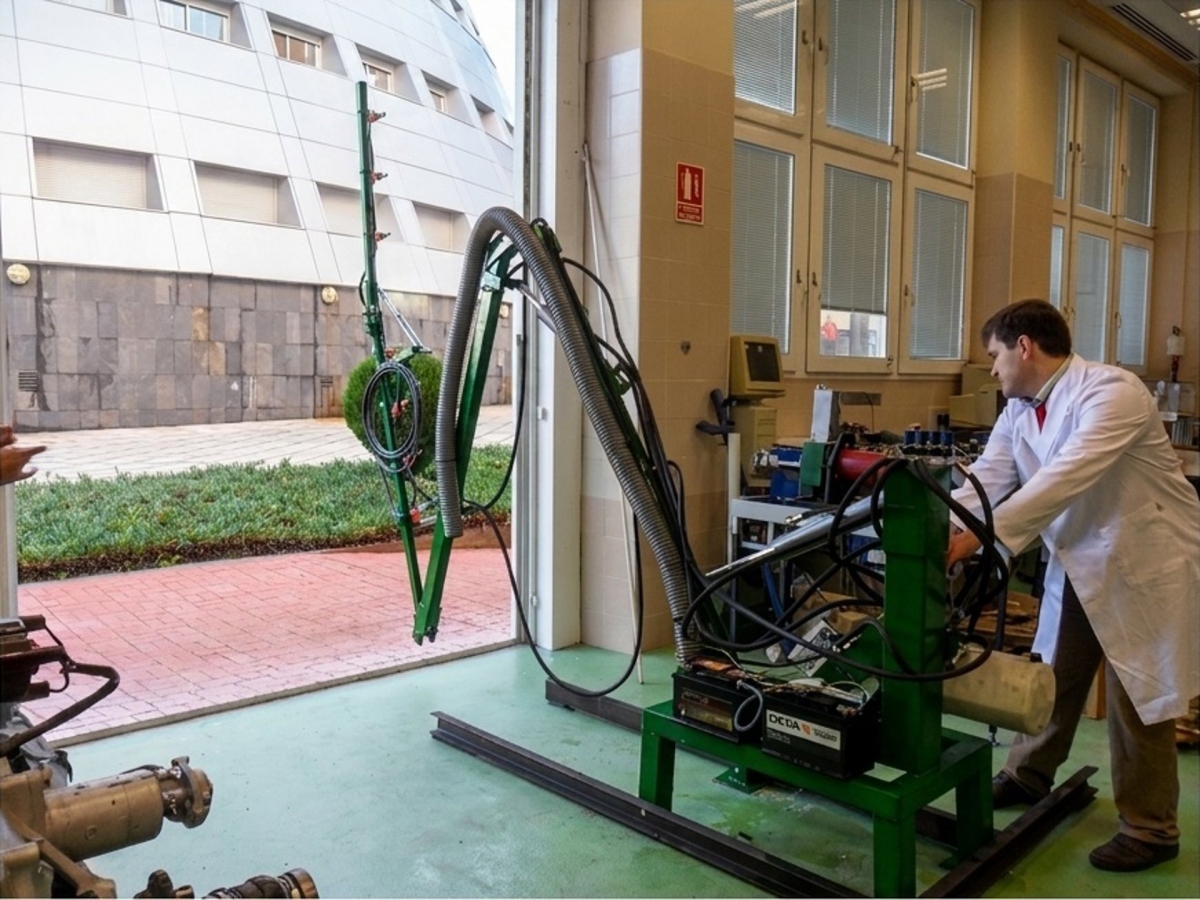  La UJA patenta un pulverizador que reduce la pérdida de fitosanitarios 
