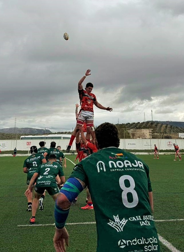  Lucha de gigantes en Las Lagunillas con Jaén Rugby 