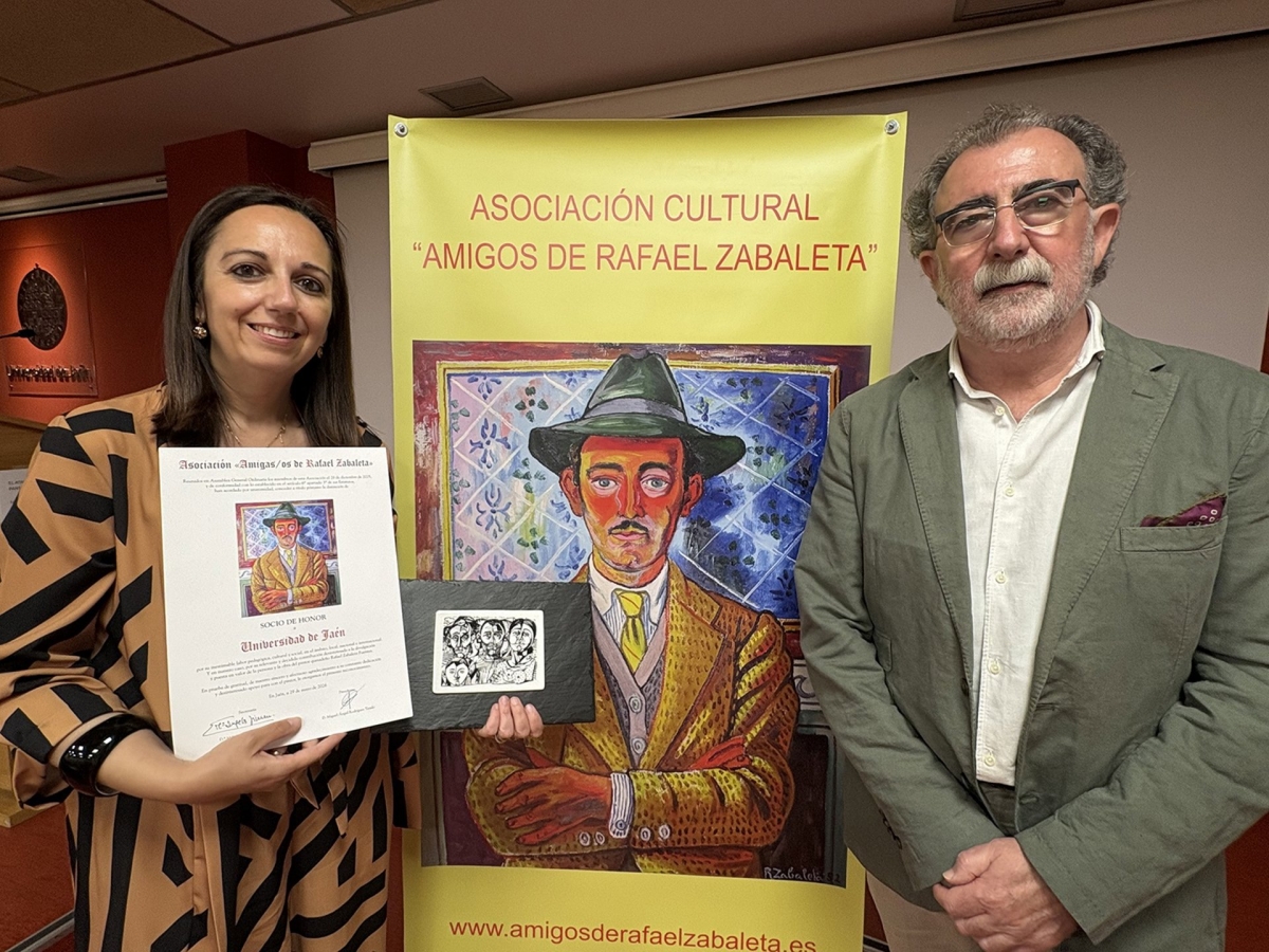  La UJA, socia de honor de la Asociación Cultural Amig@s de Rafael Zabaleta 