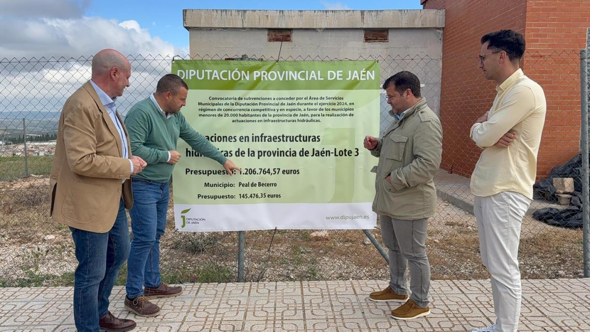  Vista técnica a las infraestructuras hidráulicas de Peal de Becerro 