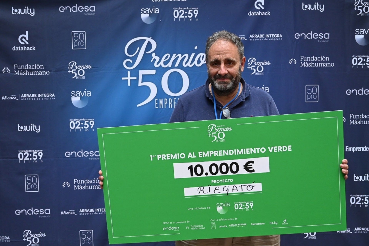  El jiennnense Pablo Martínez gana los VII Premios +50 Emprende 