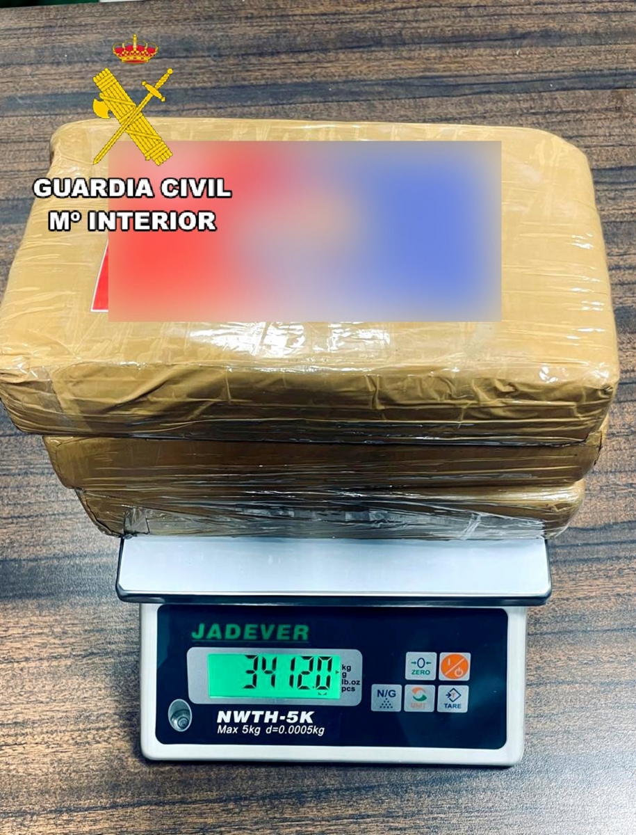  Detenido con 3,4 kilos de cocaína en un control en la A-316 en Baeza 