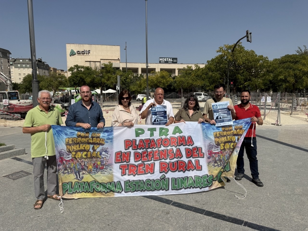 Concentración en septiembre en Linares-Baeza por el ferrocarril 