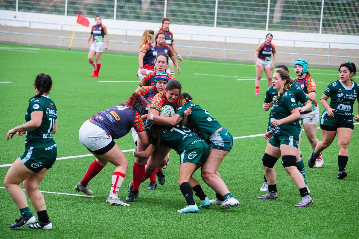  Jaén Rugby Femenino a un punto de ganar su segundo campeonato consecutivo 