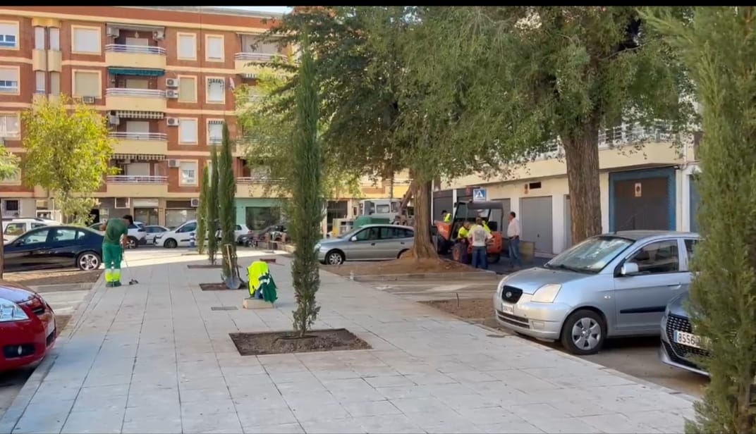  El Ayuntamiento de Andújar finaliza la remodelación de la Plaza Itálica 