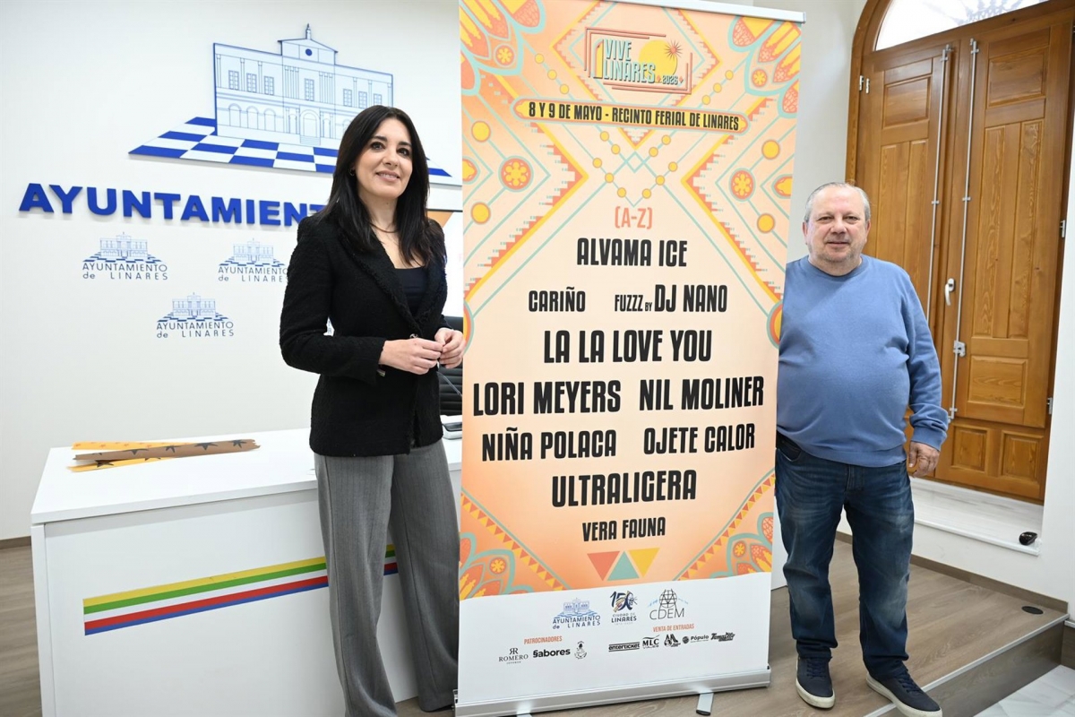  El Festival Vive Linares anuncia los artistas para la edición de 2026 