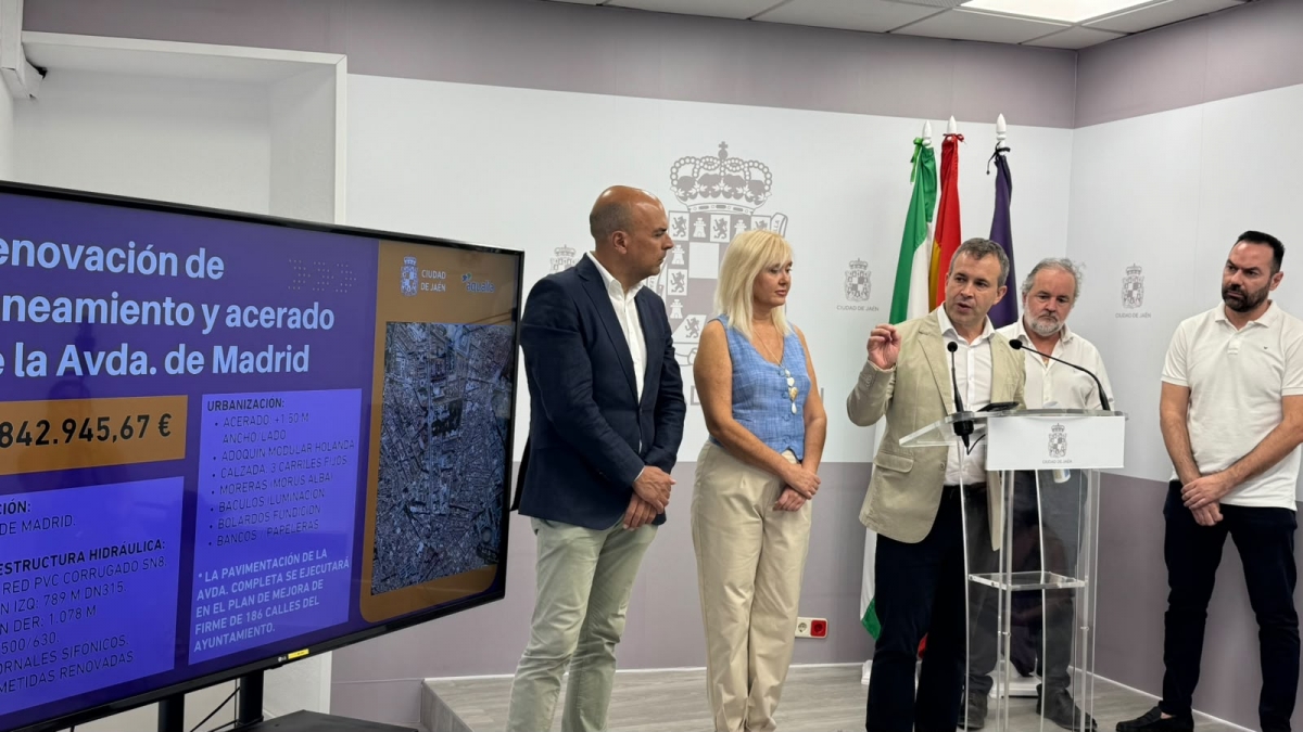  Jaén renovará calles y su red de agua con una inversión de 8,5 millones 