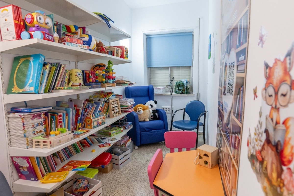  El Hospital amplía los puntos de lectura para pacientes pediátricos 