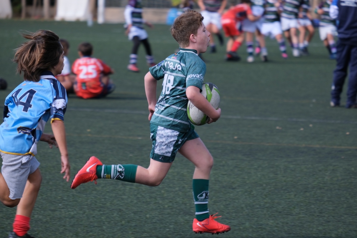  Jaén reúne a 400 niños en la VI Concentración de Rugby Gradual 