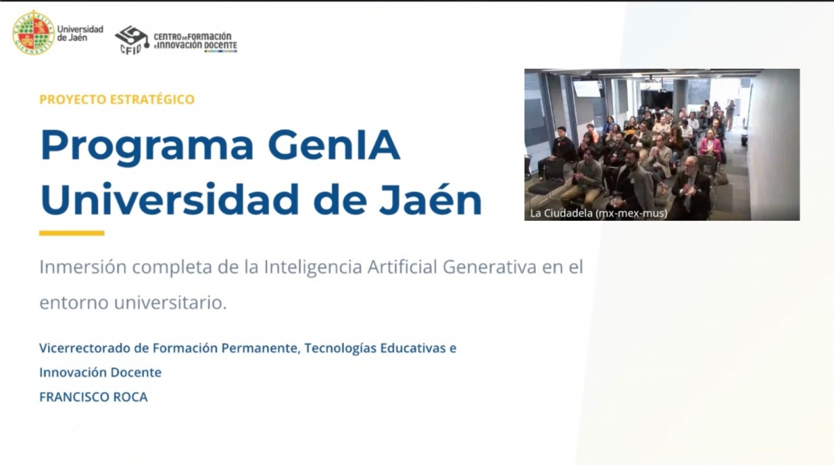  La UJA presenta en México su modelo de Inteligencia Artificial educativa 