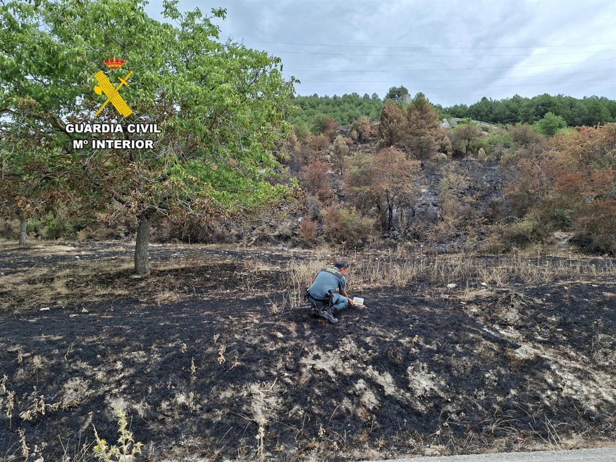  Tres detenidos por un incendio forestal en julio en la Sierra de Segura 