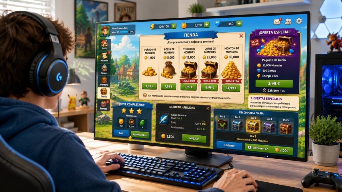  Aconsejan precaución con las compras y micropagos en los videojuegos 