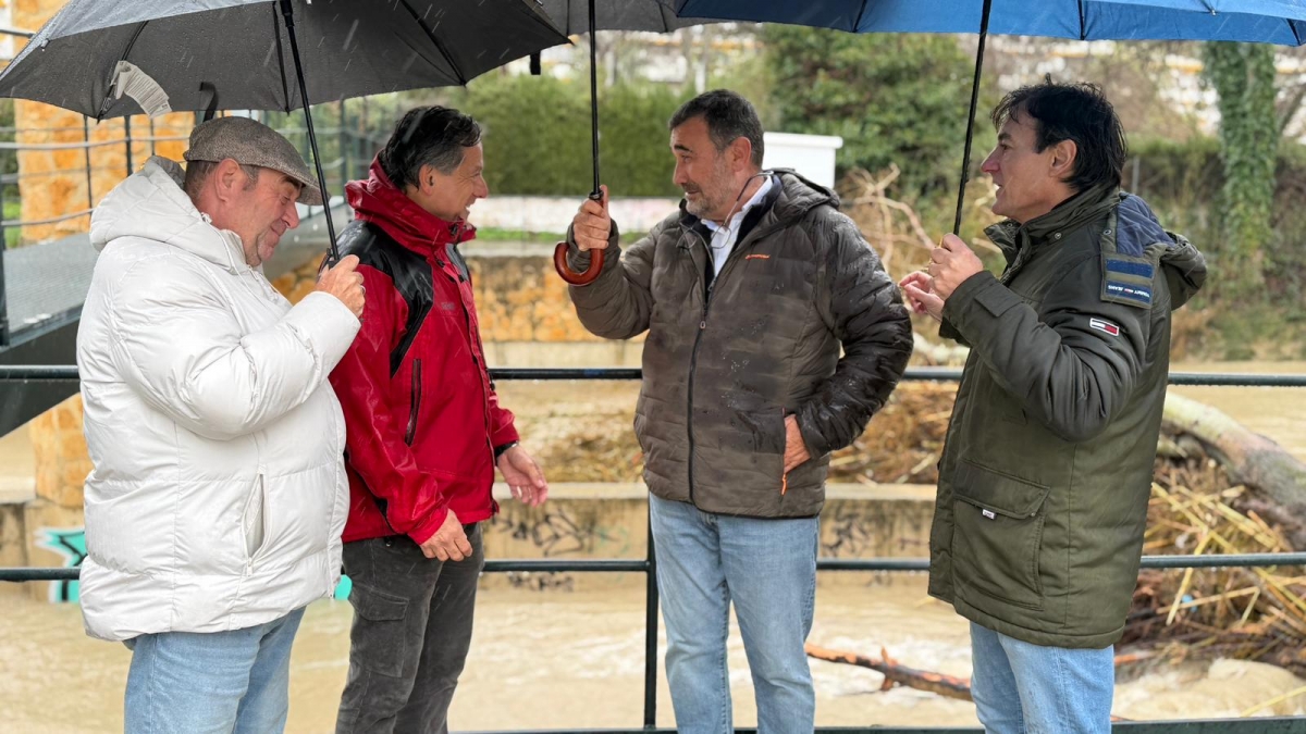  El PP visita Los Puentes para evaluar los daños del temporal 