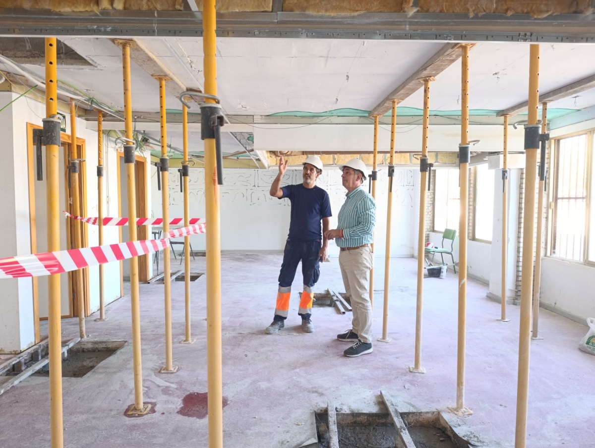 El Ayuntamiento realiza obras en el antiguo colegio Muñoz Garnica
