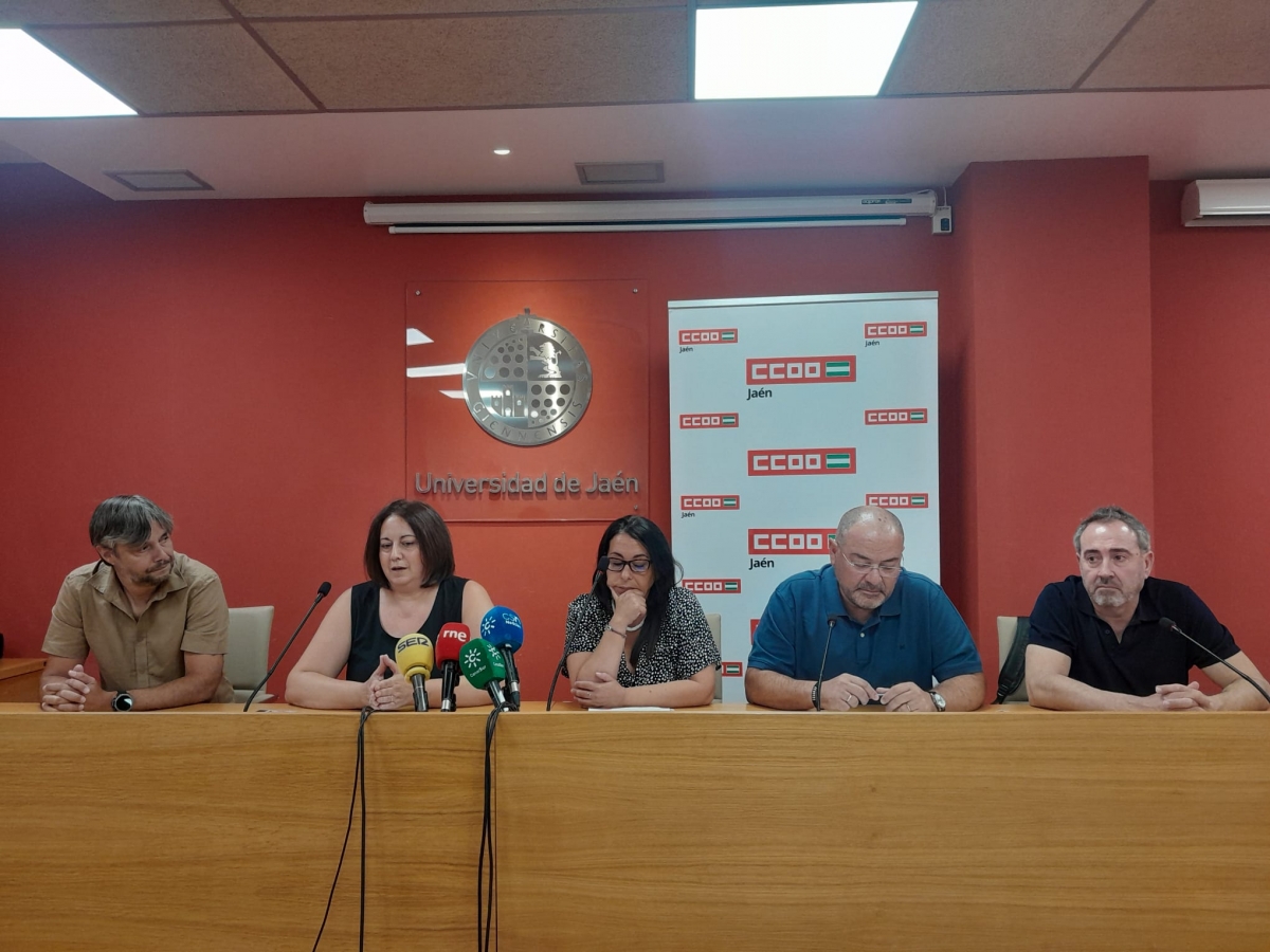  CCOO denuncia que el Plan de Ordenación de la UJA "propicia despidos" 