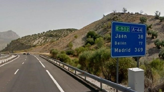Finalizan las obras de emergencia en la A-44 en Campillo de Arenas