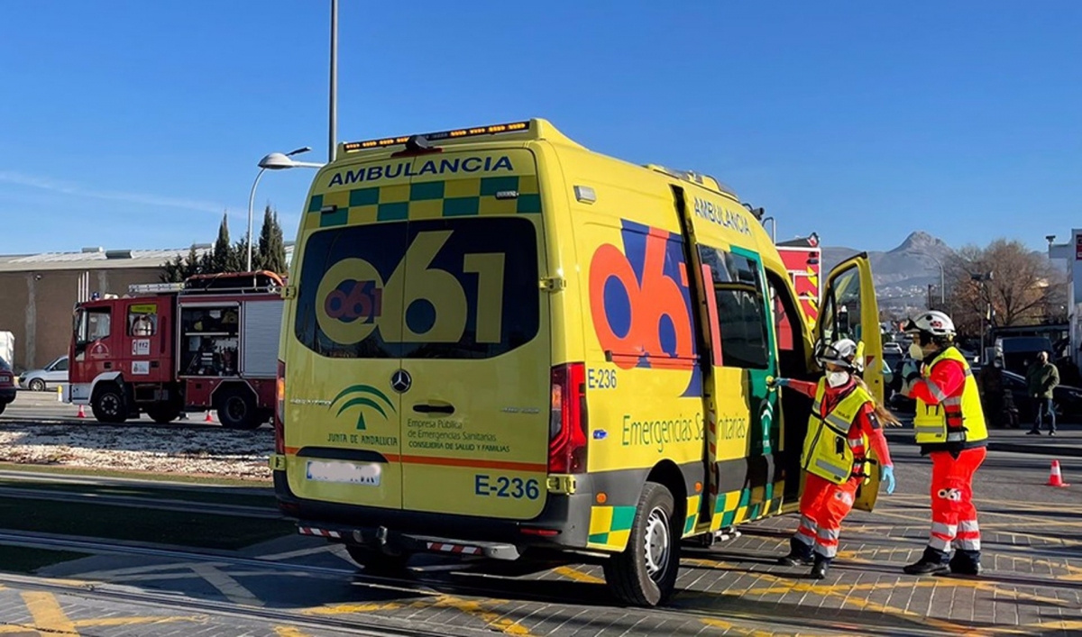  CSIF alerta del mal estado de la ambulancia del SAS en Alcalá la Real 
