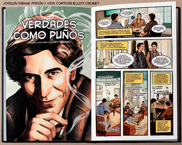  La vida de Joaquín Sabina da el salto al comic 