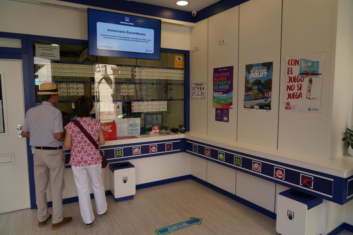 La Bonoloto deja tres millones de euros a un acertante en Jaén capital