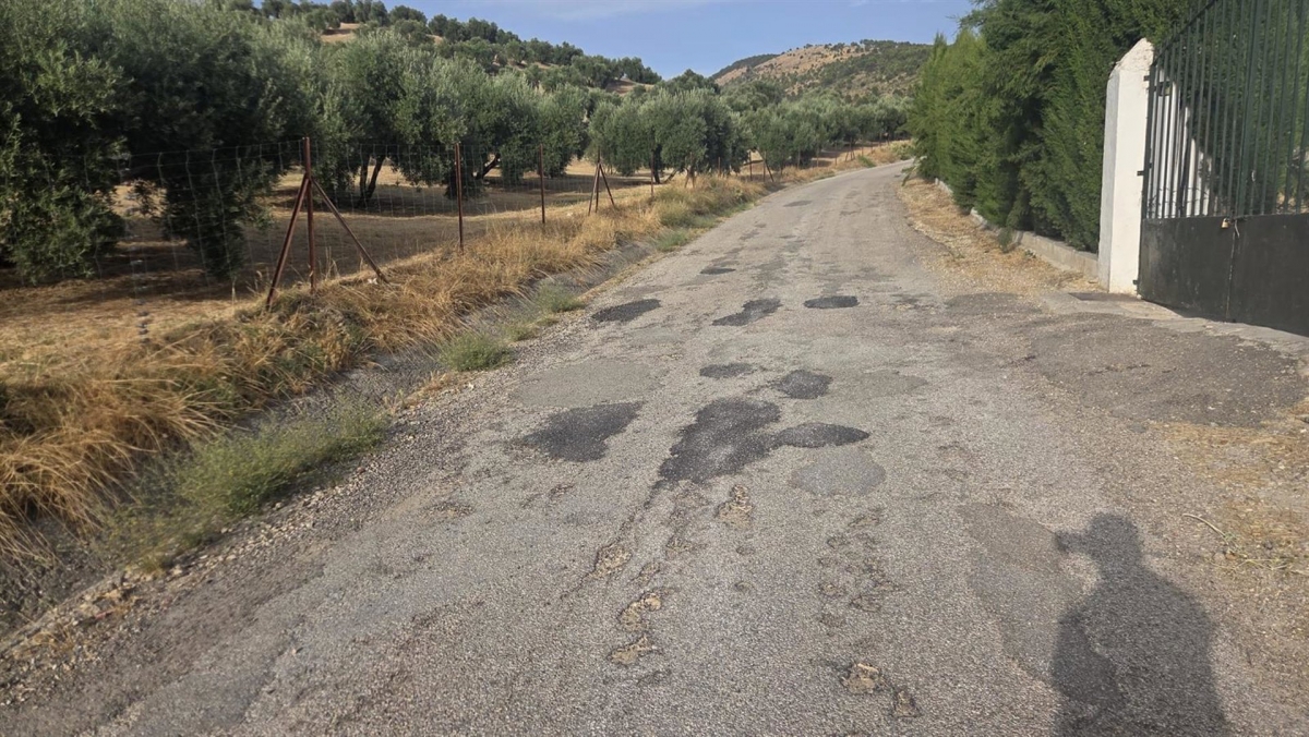  El PSOE tacha de "chapuza" las obras de la Junta en caminos rurales 