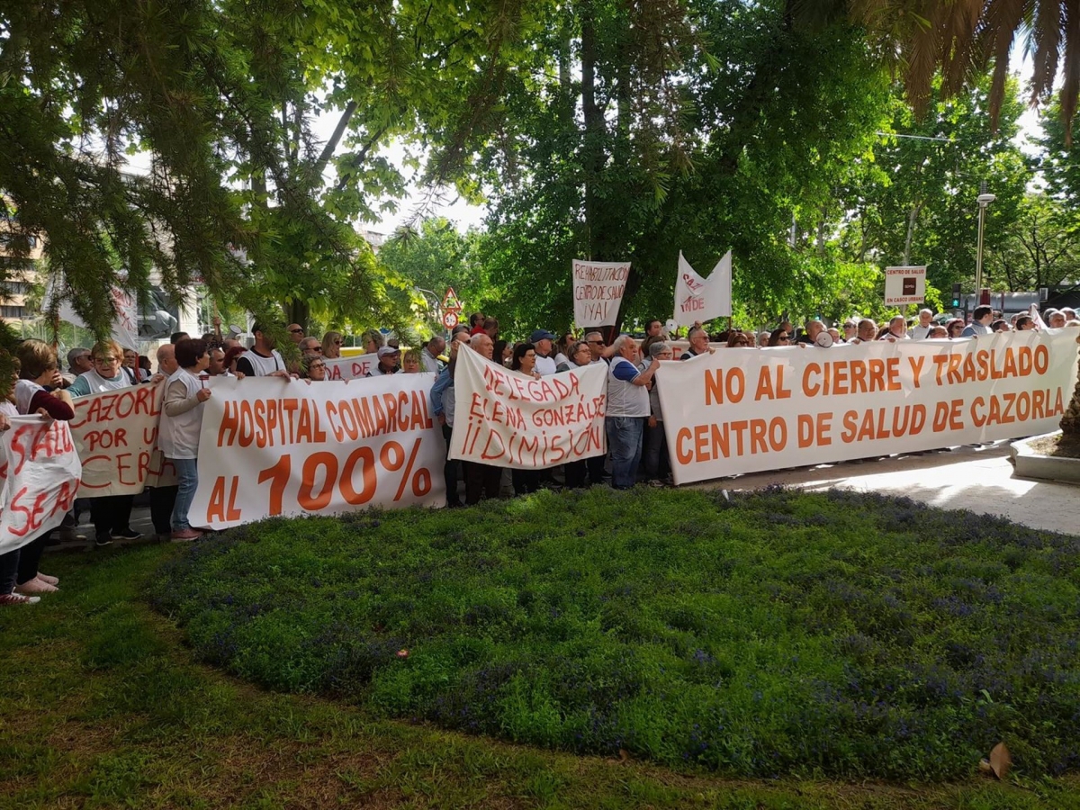  Nueva manifestación este miércoles en Cazorla por el centro de salud 