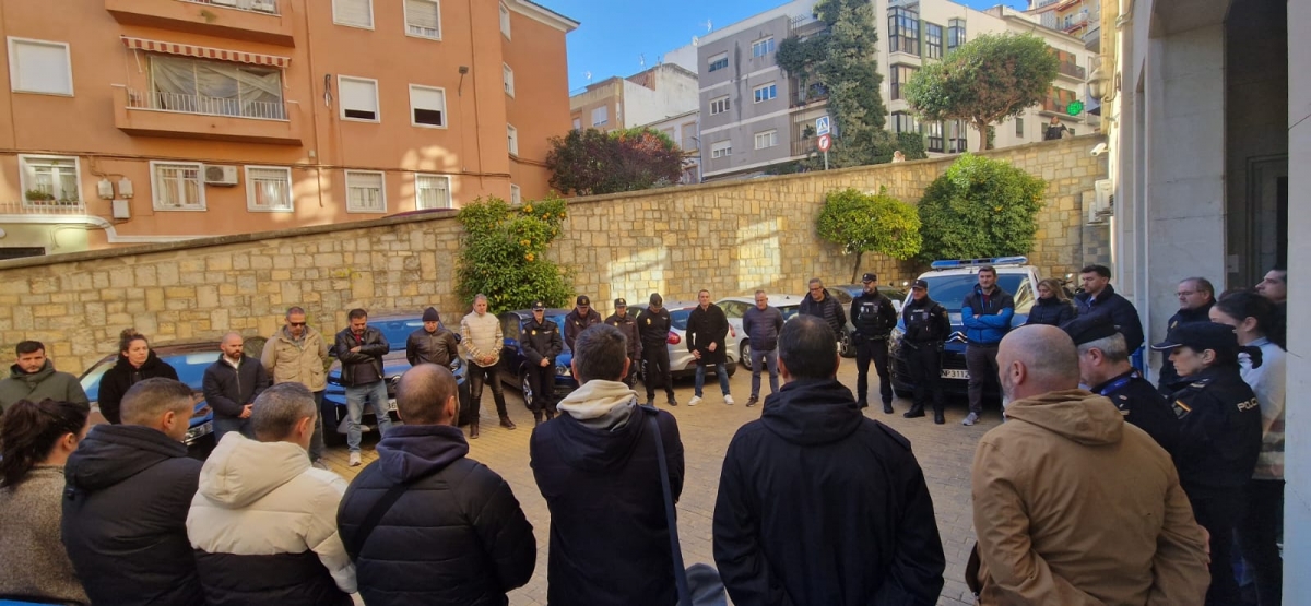  Los policías nacionales de Jaén rinden homenaje a Carlos Martí Gisbert 