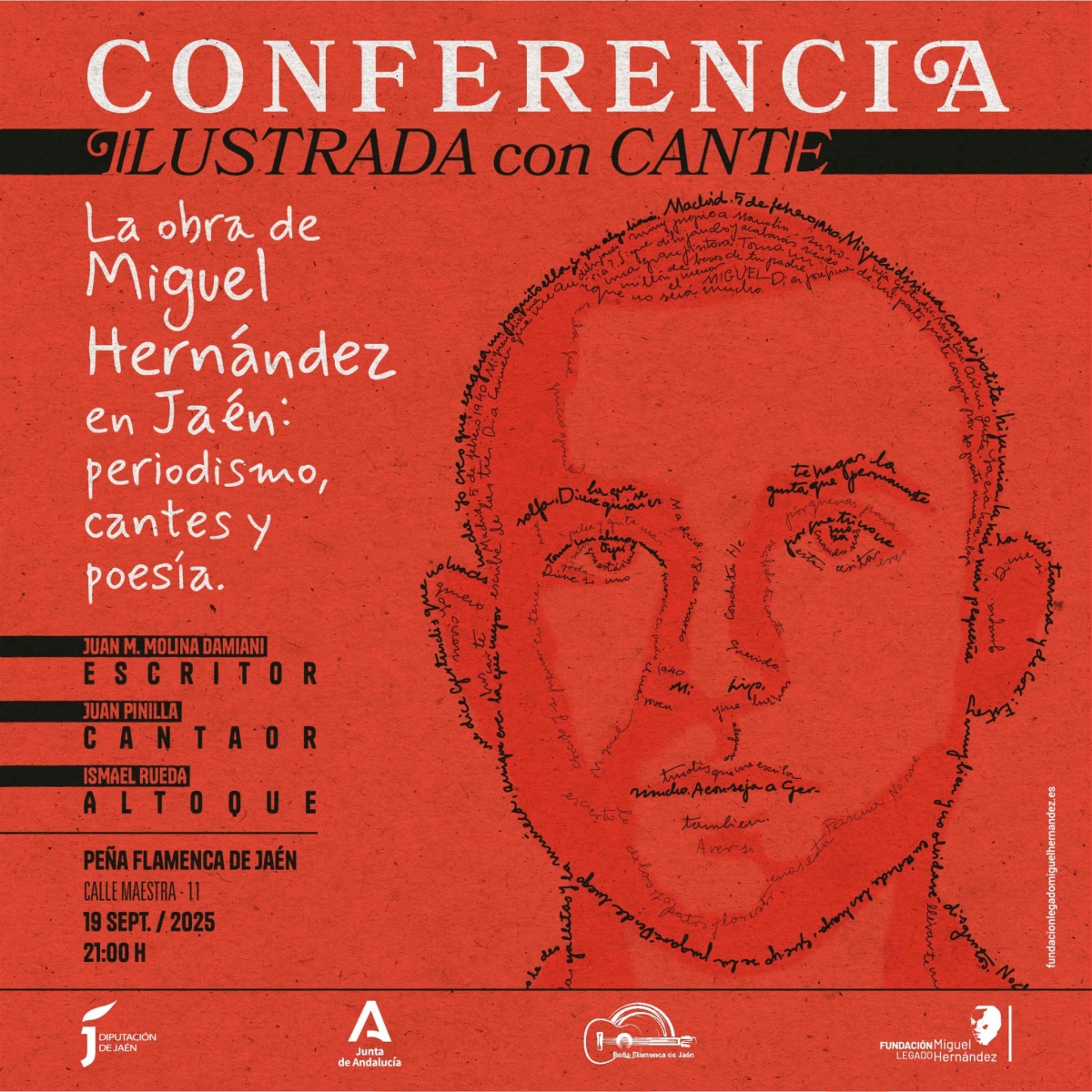  La obra de Miguel Hernández, en una conferencia ilustrada al cante 