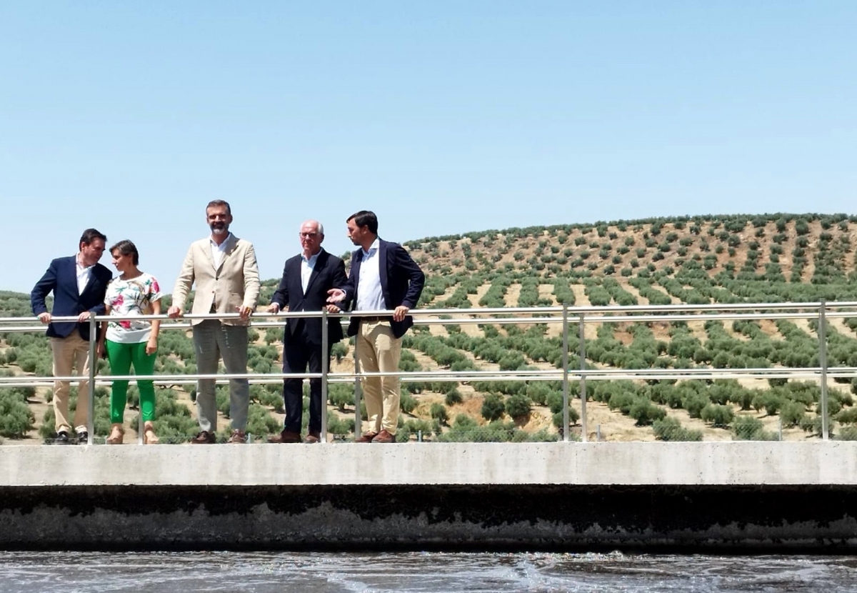 La Junta inaugura la depuradora de aguas residuales de Porcuna