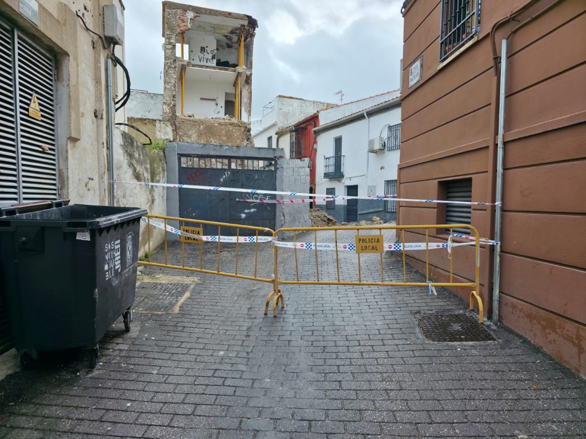  Nuevo derrumbe de una casa en el barrio de San Juan 