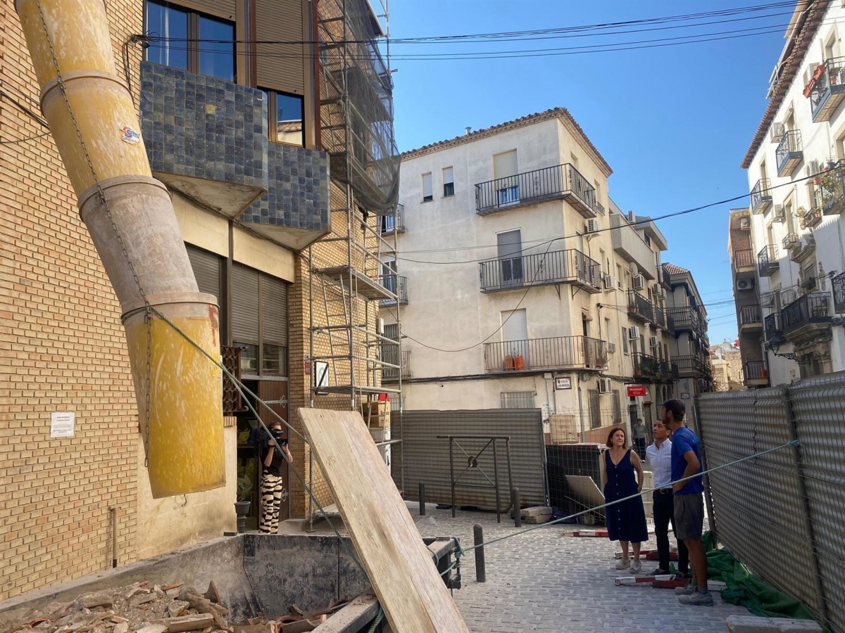  La Junta repara los daños del temporal en la Escuela de Arte José Nogué 