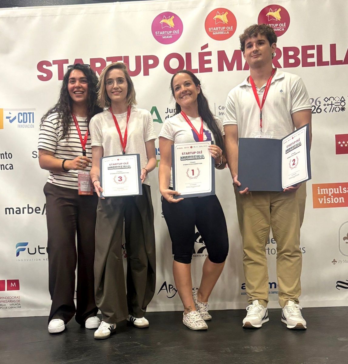  La UJA gana los tres primeros premios en una startup de emprendimiento 