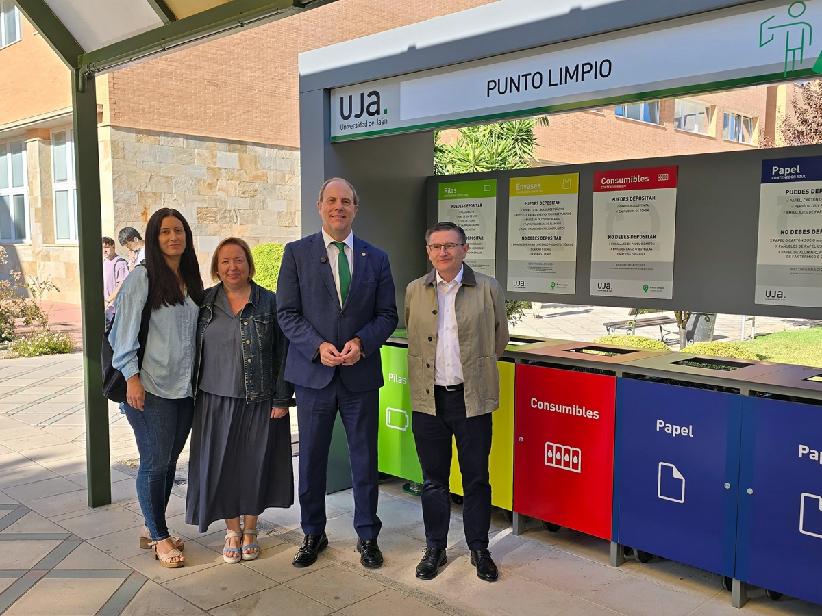  La Universidad de Jaén instala nuevos puntos limpios en sus campus 