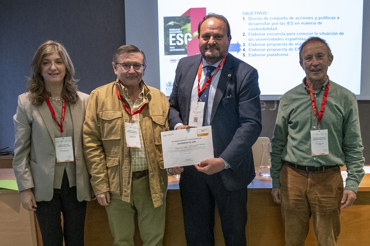  La Universidad de Jaén, premiada con el Sello de Compromiso de MetaRed S 
