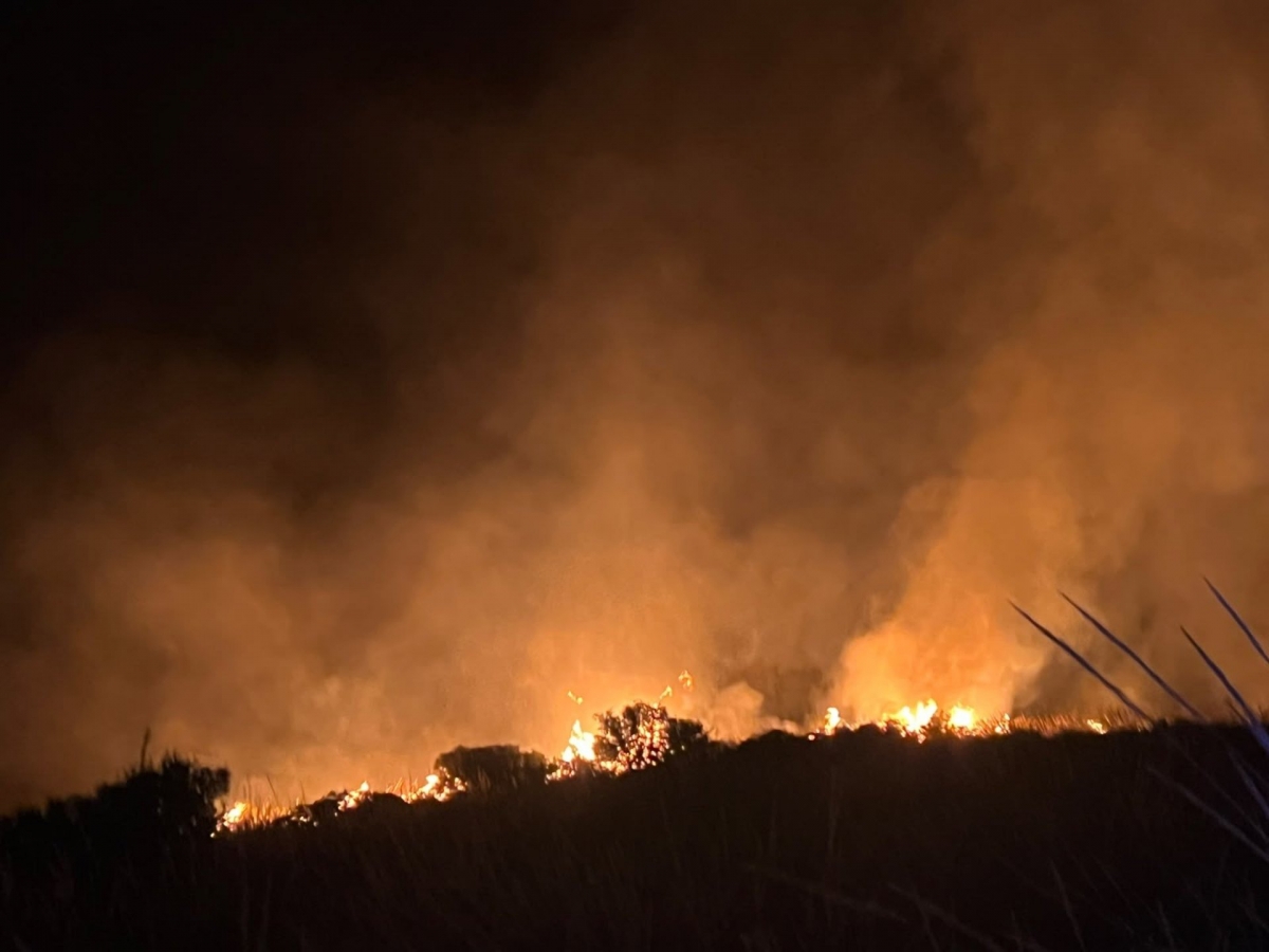  Diputación señala la falta de medios de la Junta en el incendio de Jódar 