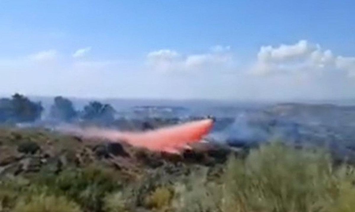  Estabilizado el incendio en el término municipal de Linares 