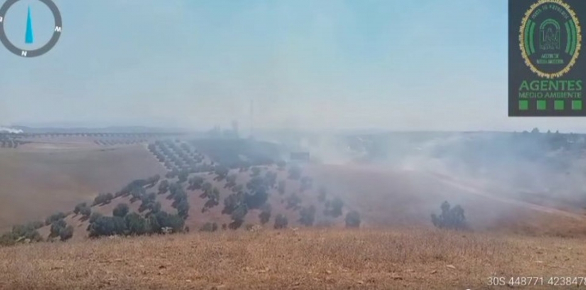  Estabilizado el incendio forestal declarado junto a El Centenillo 