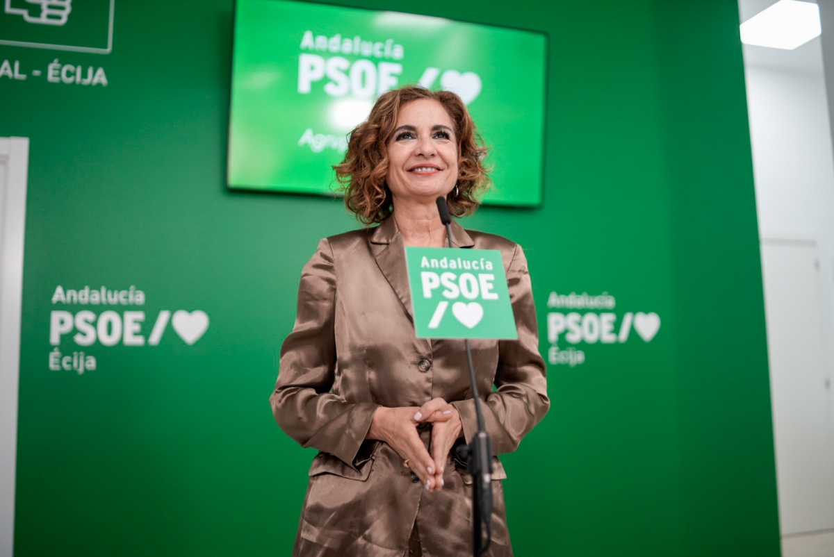  María Jesús Montero estará el sábado en Jaén en un acto como candidata 