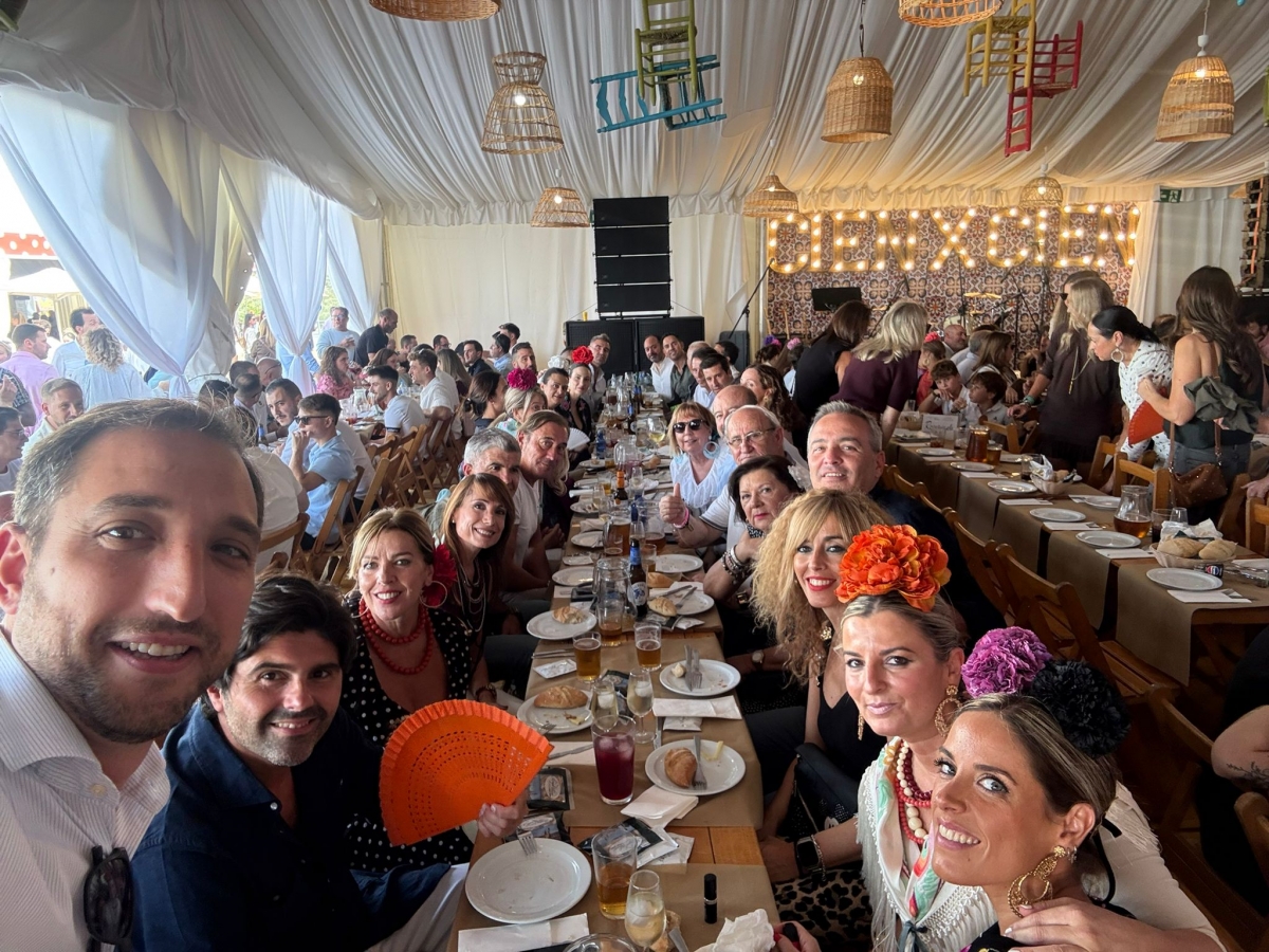  Directivos del Real Jaén y familiares disfrutan en San Lucas 