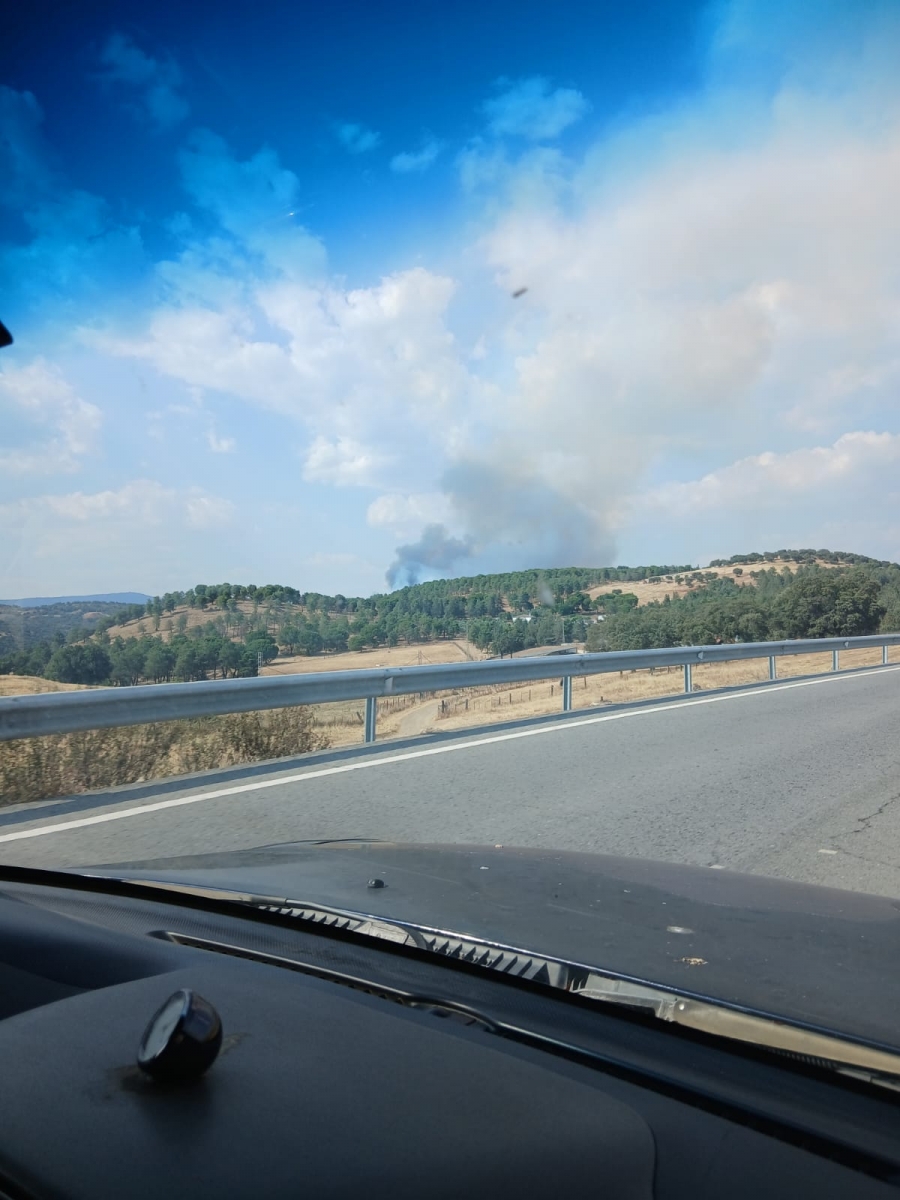  Declarado un incendio en Santa Elena en el paraje Los Abades 