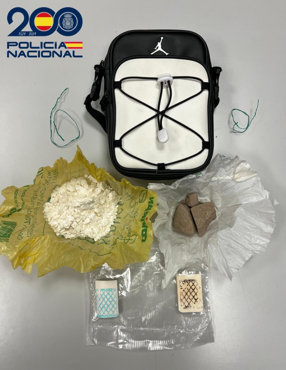 Detenido en Andújar con 112 gramos de cocaína y 70 de heroína