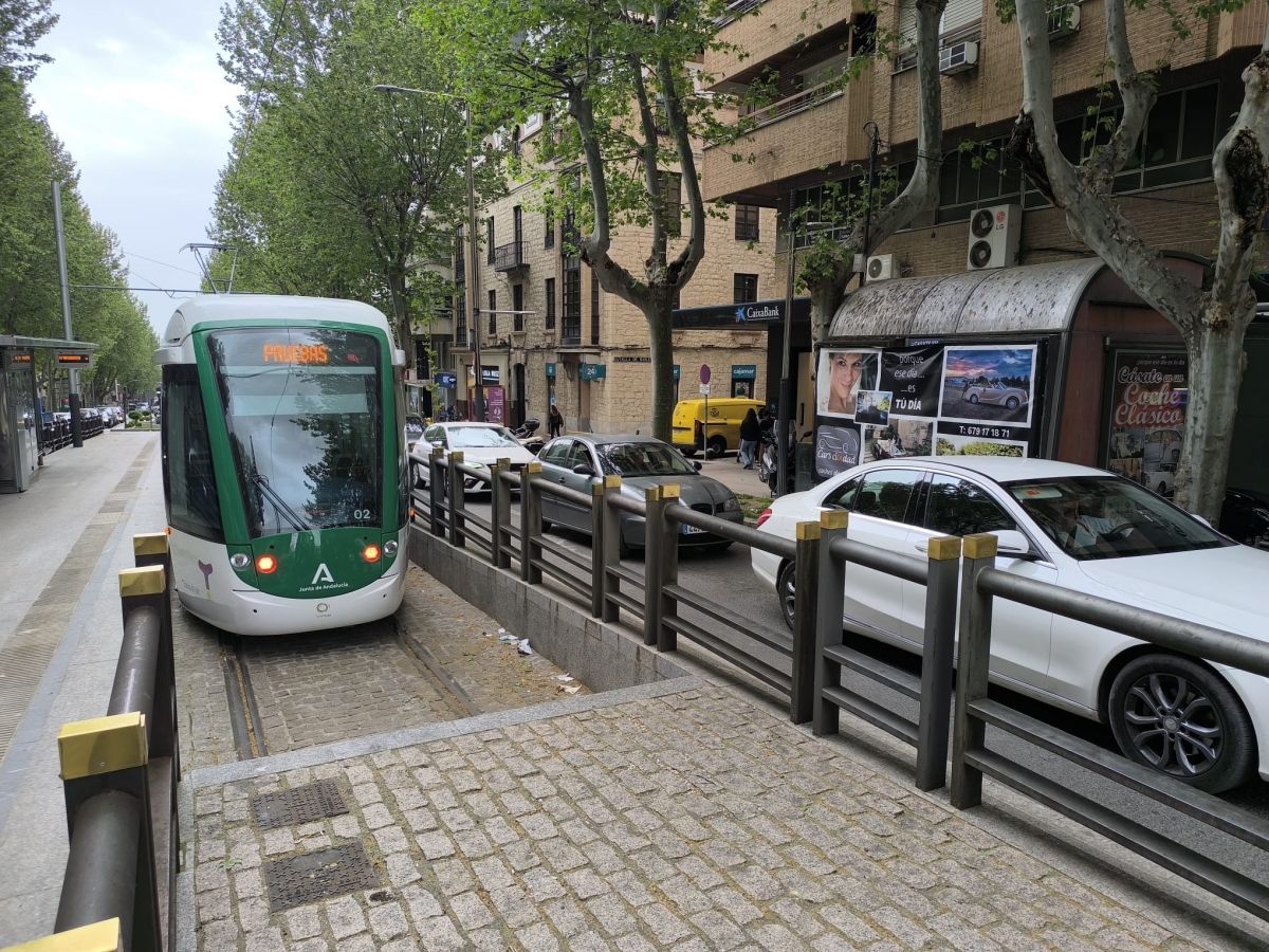  El tranvía realizará este jueves una prueba de encarrilamiento 