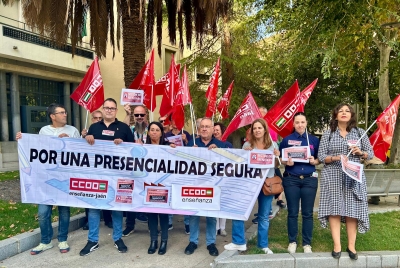  CCOO se manifiesta contra la violencia en los centros de menores 