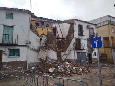  Se derrumba una vivienda en Villacarrillo sin causar heridos 