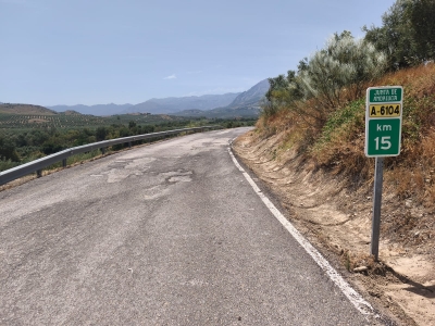  Inician las obras de la A-6104 que une Úbeda con Jimena 