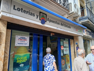  Loterías Cazorla sella un boleto premiado de 1 millón de euros 